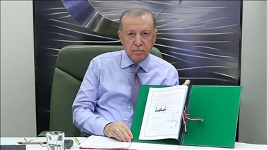 Претседателот Ердоган ја нагласи важноста на реконструкцијата на Газа по учеството на мировниот самит во Шарм ел-Шеик