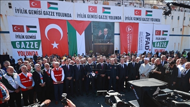 La Türkiye envoie un navire comprenant 900 tonnes d'aide humanitaire à Gaza