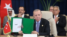 Turkish president highlights Gaza reconstruction after joining Sharm el-Sheikh peace summit