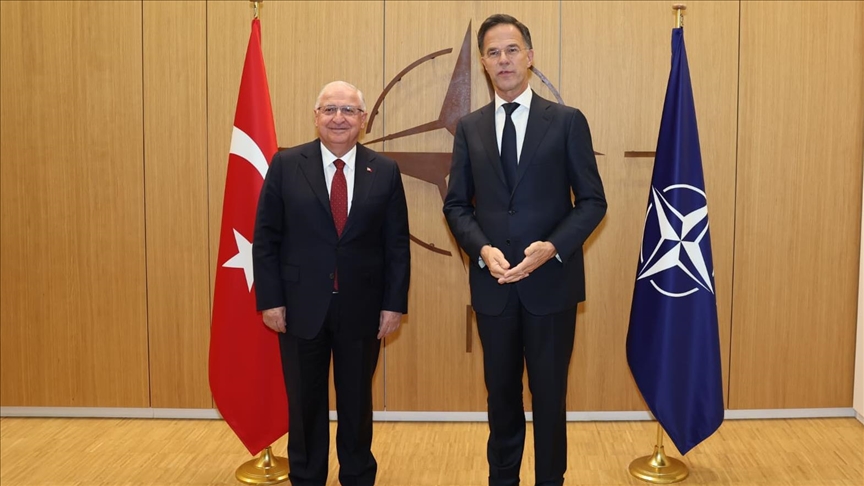 Milli Savunma Bakanı Güler, NATO Genel Sekreteri Rutte ile görüştü