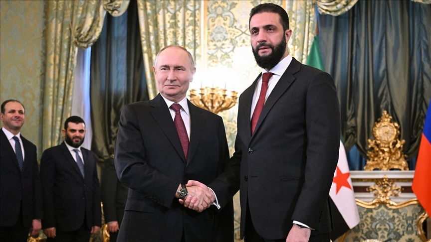 Syria seeks to strengthen, restore ties with Russia: President Sharaa
