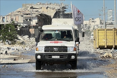 La Croix-Rouge transfère les dépouilles de 45 Palestiniens aux autorités sanitaires de Gaza