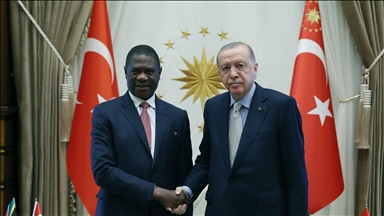 Turkish president meets South African deputy president in Ankara