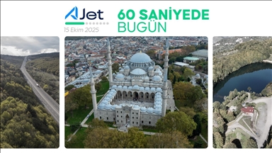 60 saniyede bugün (15 Ekim 2025)