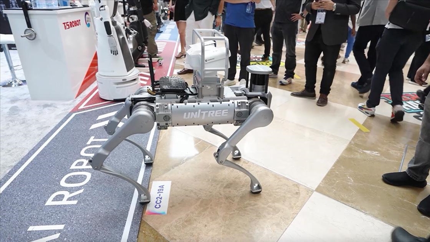 Qentë robotë të IA së tërheqin vëmendjen në panairin global të teknologjisë GITEX në Dubai