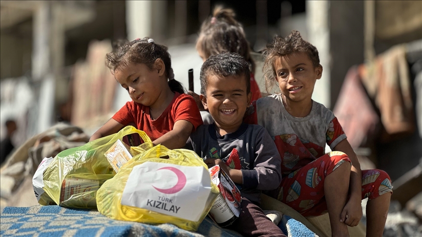 Gjysmëhëna e Kuqe Turke vazhdon ndihmat e saj ushqimore në Gaza