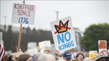 Top US Senate Democrat urges Americans to join 'No Kings' rallies 