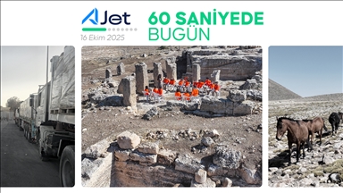 60 saniyede bugün (16 Ekim 2025)
