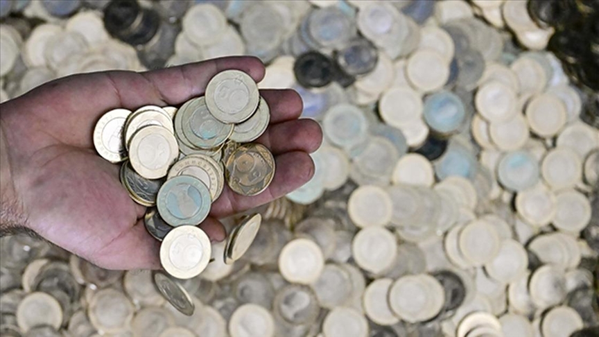 Yılın 9 ayında 1 milyar liralık madeni para cebe girdi