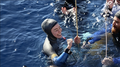 Turska sprotistkinja Sahika Ercumen oborila svjetski rekord u ronjenju posvećenom Gazi