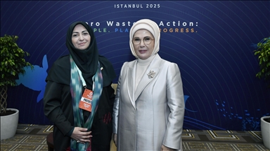 دیدار امینه اردوغان و رئیس سازمان محیط زیست ایران در استانبول
