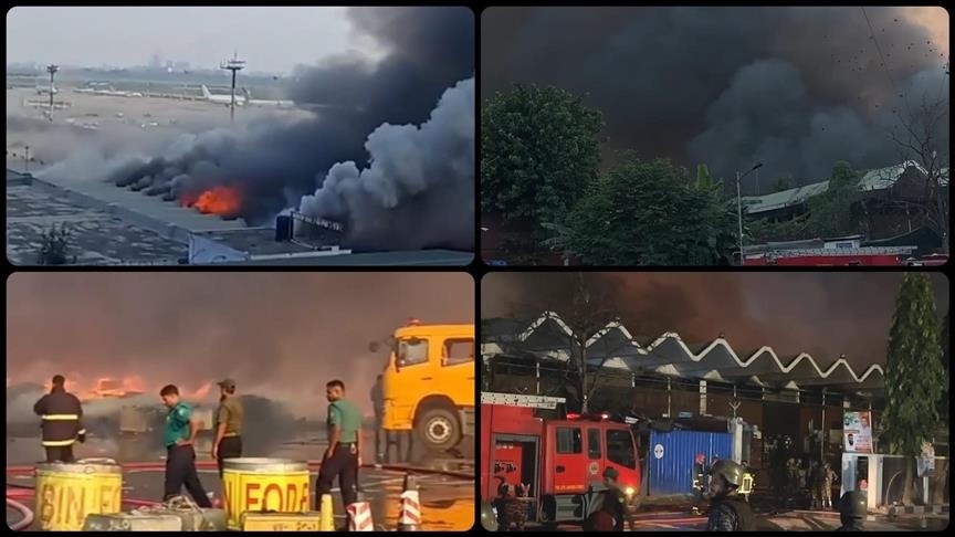 В грузовом терминале международного аэропорта столицы Бангладеш Дакке произошел пожар