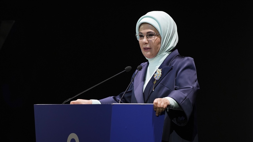أمينة أردوغان تدعو لإنشاء آلية دائمة للأمم المتحدة بشأن "صفر نفايات"