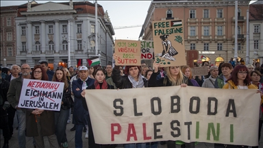Prosvjed za Palestinu u Zagrebu "Ko je zasp’o, neka se probudi"
