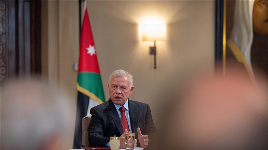 ملك الأردن يؤكد على ضرورة الالتزام باتفاق غزة