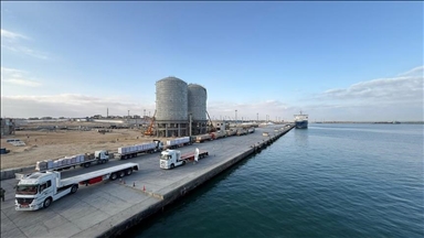 Unloading of Türkiye’s 17th ‘Goodness Ship’ for Gaza completed