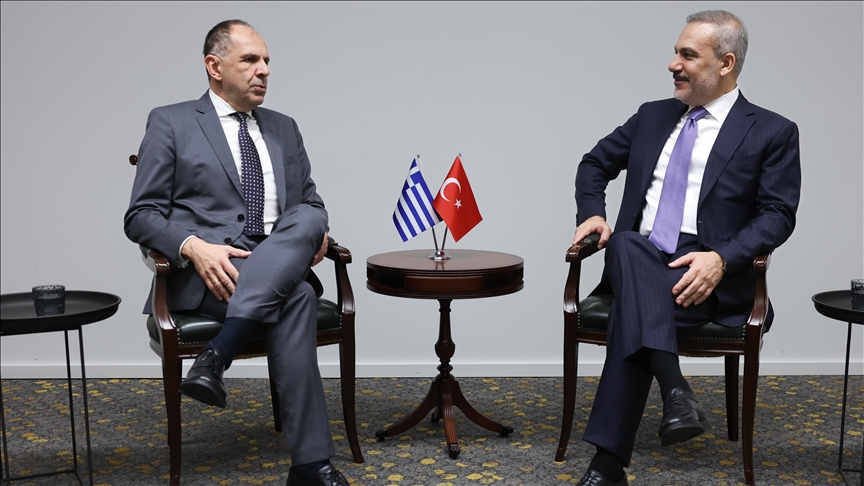 Turkish foreign minister meets Greek counterpart, EU commissioner in Luxembourg