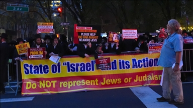 Hebrenjtë ortodoksë në New York protestojnë kundër politikave të Izraelit