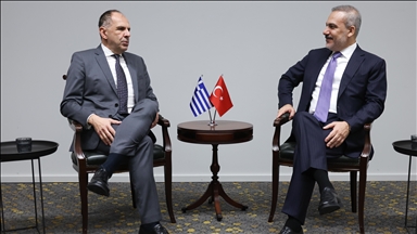 Turkish foreign minister meets Greek counterpart, EU commissioner in Luxembourg