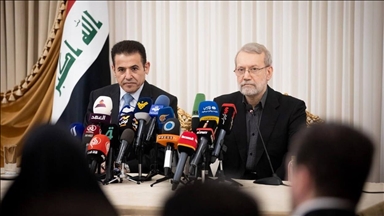 دیدار مشاور امنیت ملی عراق با لاریجانی در تهران