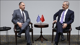 Turkish foreign minister meets Greek counterpart, EU commissioner in Luxembourg