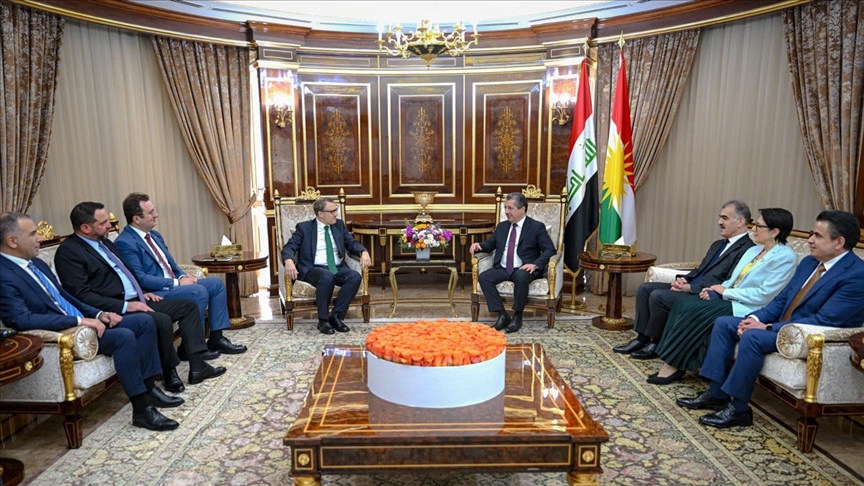 مەسرور بارزانی پێشوازی لە باڵیۆزی تورکیا کرد