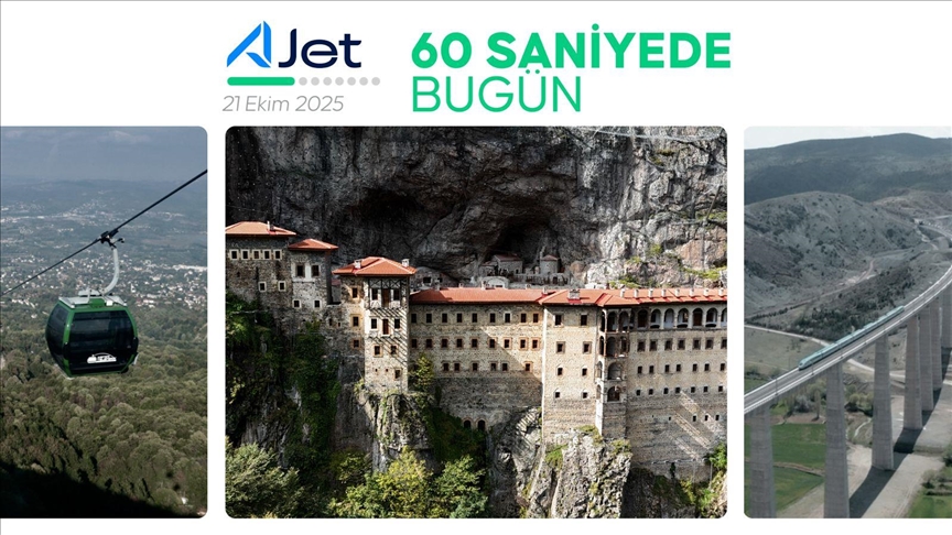 60 saniyede bugün (21 Ekim 2025)