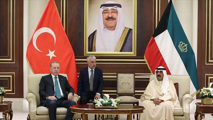 دیدار رئیسجمهور اردوغان با امیر کویت