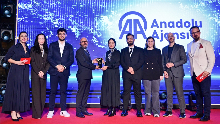 Happy Place to Work'ten Anadolu Ajansına "Türkiye'nin En Mutlu İş Yeri" ödülü