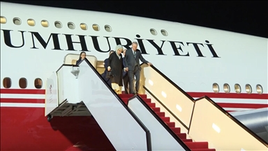 Turkish President Erdogan arrives in Qatar for official visit