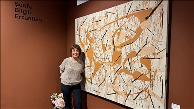 Sanatçı Şerife Bilgili Ercantürk, "Artweeks Istanbul"daki eserlerini anlattı