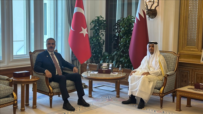 Dışişleri Bakanı Fidan, Katarlı mevkidaşı Al Sani ile görüştü 