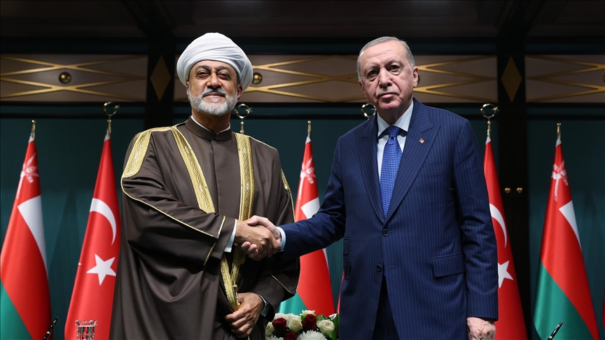 Turkish president arrives in Oman as part of 3-day Gulf tour