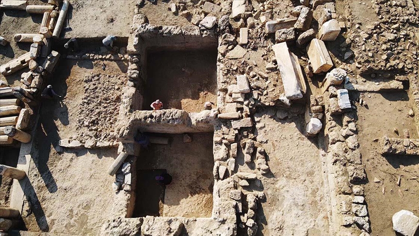 Hyllarima Antik Kenti'nde agoradaki dükkanlar gün yüzüne çıkarıldı