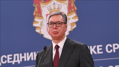 Serbian president calls attack outside parliament ‘terrorist act with political motives’