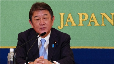 Japan's top diplomat vows to 'ensure everyone in Ukraine lives free from threat of landmines'