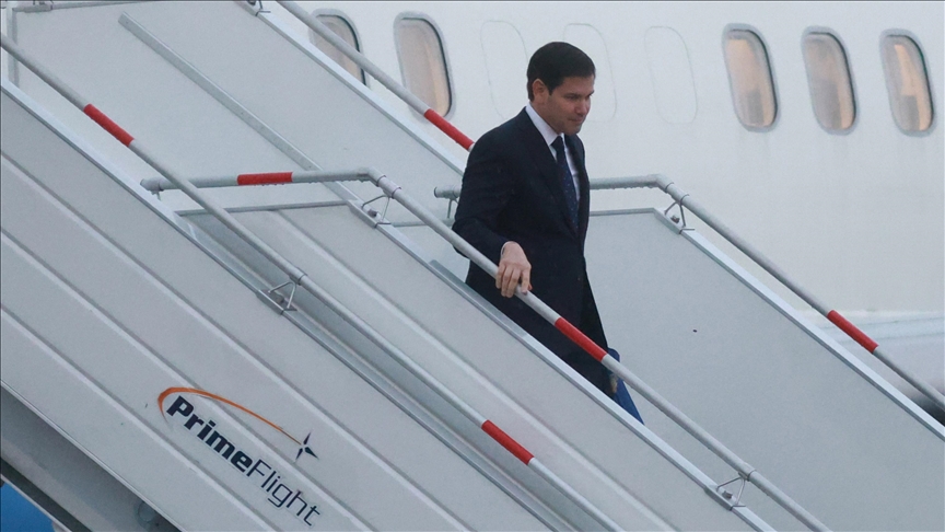 US Secretary of State Marco Rubio arrives in Israel for Gaza ceasefire talks
