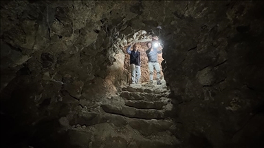 Harput Kalesi'nde bulunan Roma dönemine ait gizli geçidin restorasyonu tamamlandı