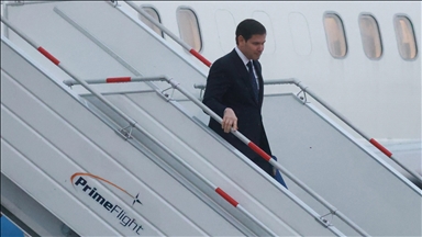 US Secretary of State Marco Rubio arrives in Israel for Gaza ceasefire talks