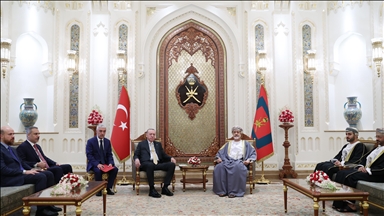 سلطان عُمان يقيم مأدبة غداء على شرف الرئيس أردوغان