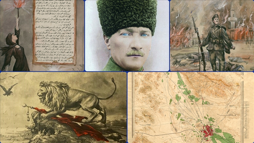 Milli Mücadele'nin yansıması "Mefkure Kartları" 29 Ekim'de sergilenecek