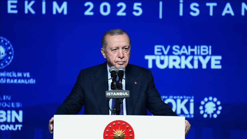 Serokomar Erdogan: "Em projeya xanî ya sedsalê di Sedsala Tirkiyeyê da didin destpêkirin"