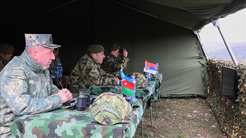 Zajednička taktička obuka artiljeraca Srbije i Azerbejdžana