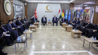 باڵیۆزی تورکیا لە عێراق سەردانی بەرەی تورکمانیی لە هەولێر کرد