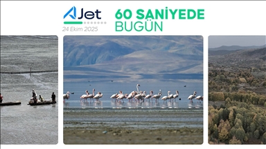 60 saniyede bugün (24 Ekim 2025)