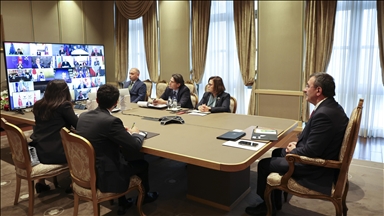 Cumhurbaşkanı Yardımcısı Yılmaz, Ukrayna konusundaki "Gönüllüler Koalisyonu"nun Liderler Zirvesi'ne katıldı