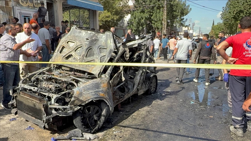Israeli drone strikes target vehicle in southern Lebanon