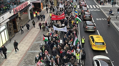 Protesters in Sweden denounce Israel’s plan to annex West Bank