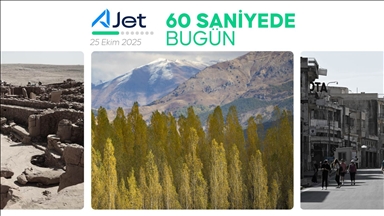 60 saniyede bugün (25 Ekim 2025)