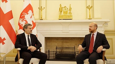 Dünya Etnospor Birliği Başkanı Bilal Erdoğan Gürcistan'da